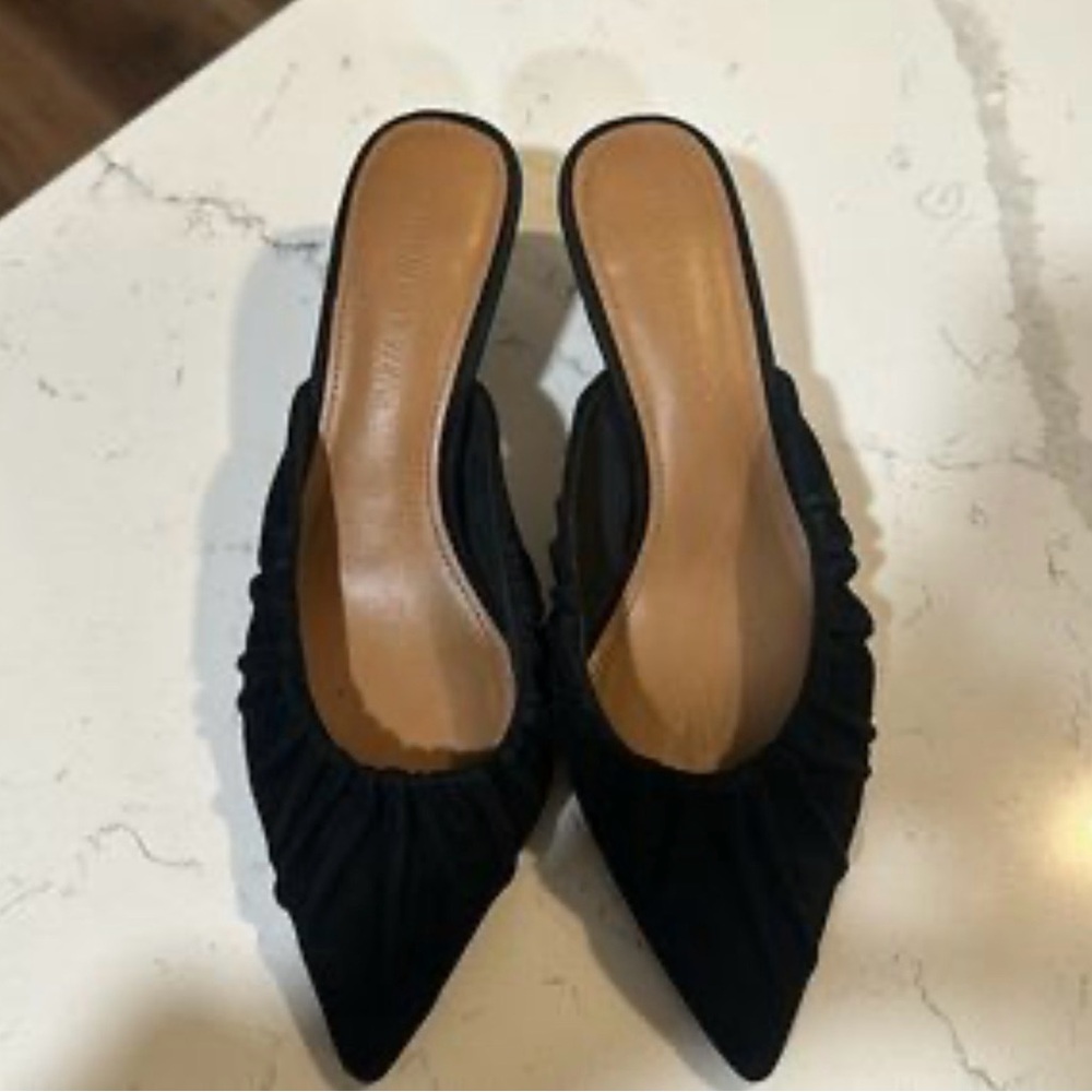 Who What Wear  elegant  women’s Black Pointed Flats size 8 - Picture 14 of 16